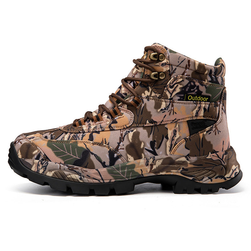 Camouflage Outdoor Non-slip Abrasion-resistant Tactical Boots Breathable image 4