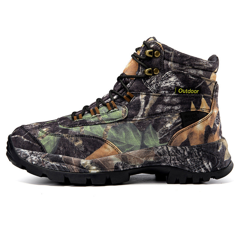 Camouflage Outdoor Non-slip Abrasion-resistant Tactical Boots Breathable image 3