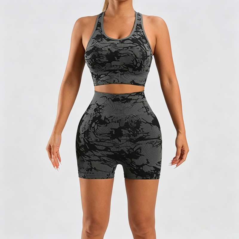 Tie Dye Seamless Shorts Set product image 1